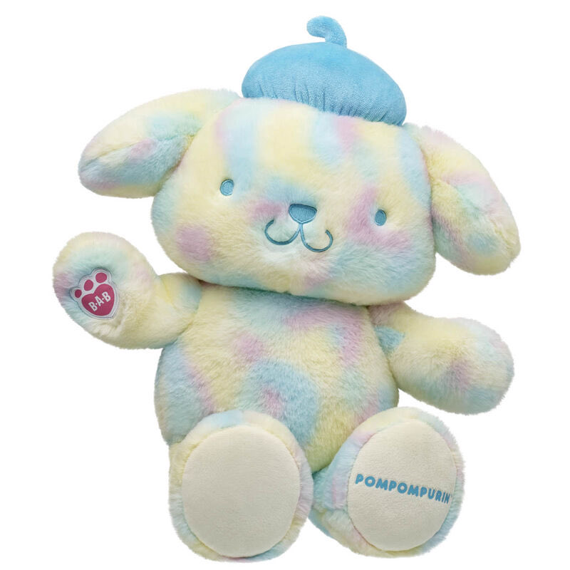 new ‘rainbow dreams’ pompompurin build a bear 💫