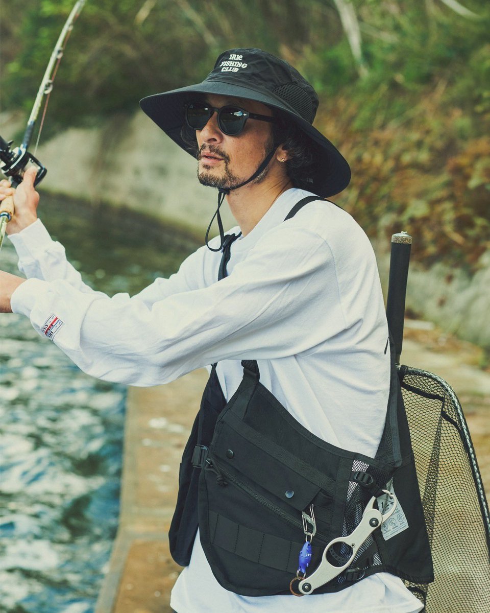 FISHERMAN UTILITY VEST- Release : 2/28（sat） Color : BLACK Size