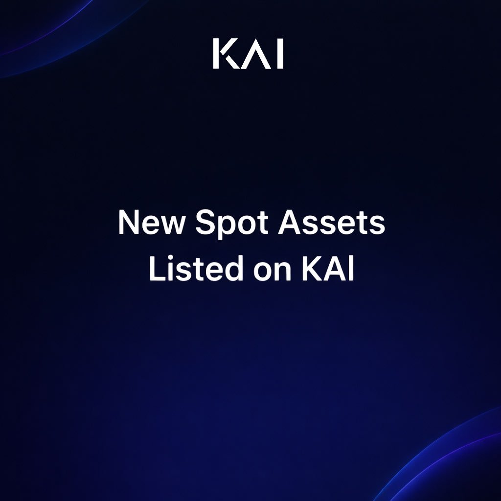 🔔 FCVC, MOMA, ZOT and CPR Will Be Listed on the KAI Spot Market

KAI will list FCVC, MOMA, ZOT and CPR on the Spot Market at 12:00 (UTC+0) on February 24, 2026.

Deposit: Already Open

Spot Trading Pairs:
FCVC/USAD
MOMA/USAD
ZOT/USAD
CPR/USAD

Full Announcement: