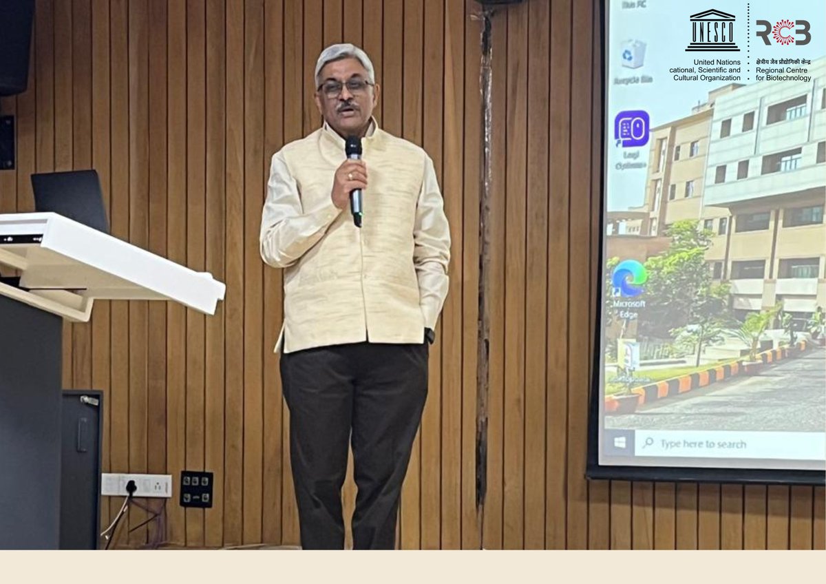 AIN 2026 | Inaugural Address✨ 
The 7th AIN meeting opened with an inaugural address by Dr <a href="/ArvindK_Sahu/">Arvind K. Sahu</a> (Executive Director, <a href="/unescorcb/">RCB</a>) setting the tone for the engaging talks and dynamic discussions that followed. 👥
<a href="/BricDbt/">BRIC DBT</a> <a href="/DBTIndia/">Department of Biotechnology</a> <a href="/Autophagy_India/">Autophagy India Network (AIN)</a>  <a href="/Shivani38107628/">Shivani Vashist</a>