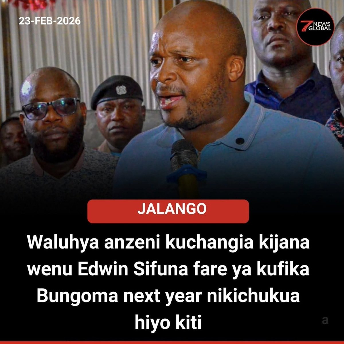 The reason i dont trust young leaders is the likes of Jalango, i better go with Wamunyoro