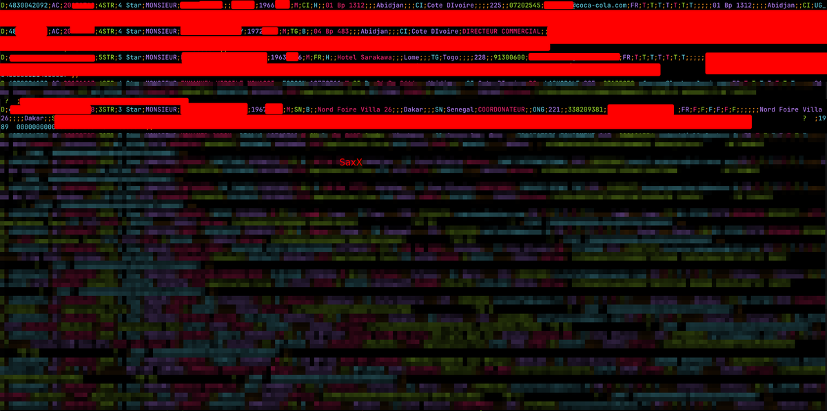 _SaxX_'s tweet photo. 🚨🔴🇨🇮 280Go de données sensibles de la compagnie aérienne AIR CÔTE D'IVOIRE ont été diffusées... 👇🏾

La semaine dernière, je vous parlais d'une cyberattaque inquiétante en Afrique de l'Ouest et plus précisément en République de Côte d'Ivoire. 
Le groupe de cybercriminels Inc Ransom a attaqué la compagnie aérienne ivoirienne, fleuron de l'aviation en Afrique de l'Ouest. 

La compagnie a publié quelques heures après un communiqué de presse...

La nuit dernière, les cybercriminels, n'ayant pas reçu leur rançon, ont publié 280Go de données dont certaines hyper sensibles...

On retrouve des données du personnel, des données sur les vols, la maintenance, des données RH, de paie, des données de clients dont certains patrons et personnalités...

D'après mes premières analyses, la fuite de données s'étale sur une période de 15ans au moins, de 2012 à 2025.

Une énième cyberattaque, comme de nombreuses et pas tjrs rendues public en Afrique, qui confirme ce que je dis depuis 5 ans maintenant...

👉🏾 L'Afrique est devenu le nouveau bac-à-sable des cybercriminels, de services et autres enteprises qui veulent tester leurs cyberarmes 

👉🏾 L'absence de cadre légal et de ressources fragilisent grandement l'économie numérique

👉🏾 L'absence de coopération est terrible. Il y a parfois du renseignement cyber qui n'est pas délivré à tant si ce n'est jamais aux bonnes parties tierces

Cette nouvelle crise cyber en Côte d'Ivoire risque d'avoir des conséquences dans quelques semaines... mois...

Je reparlerai prochaine des cyberattaques, du cyberespace africain et de quelques initiatives...
Certainement que je proposerai un table top cyber -déjà prêt- à destination d'acteurs gouvernementaux, de grandes institutions et de banques en Afrique de l'Ouest. 

Bon courage aux équipes internes et externes pour cette nouvelle crise à gérer. 

Cybèrement vôtre,

SaxX ¯\_(ツ)_/¯