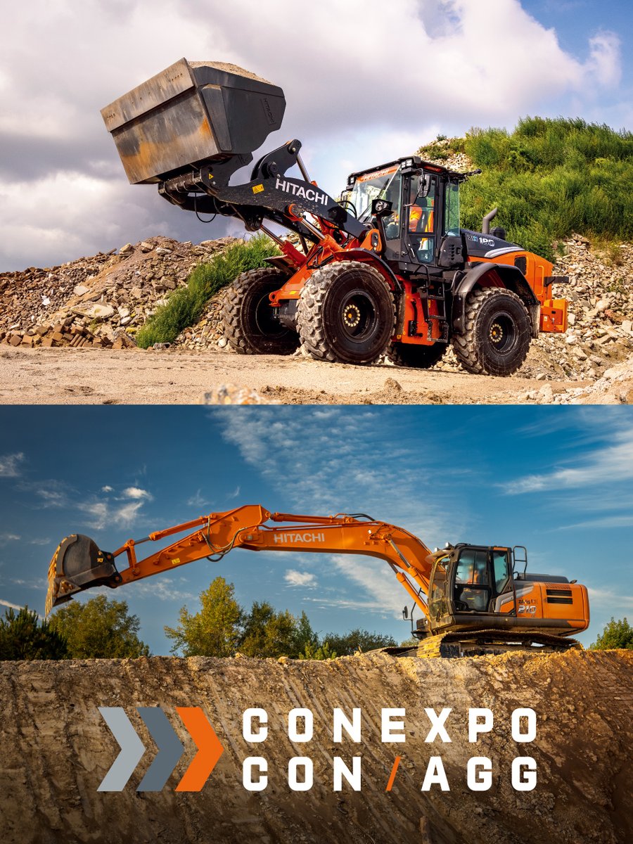 北米最大級の建機展、 #CONEXPOCONAGG2026 まであと1週間！ 現地では