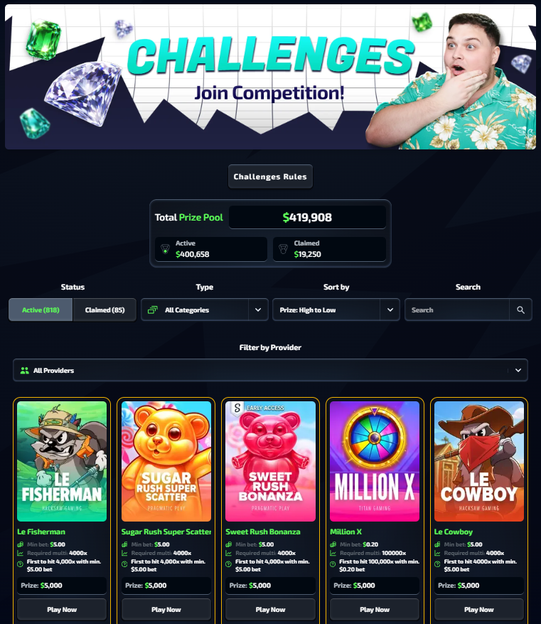 🚨800+ CHALLENGES live on dondebonuses.com

💰$400,000+ in prizes waiting to be claimed!
😎Exclusive for Stake users under code 'Donde'

🔥 DONDEBONUSES $250 GIVEAWAY 🔥

1. RT + FOLLOW + TAG 2 FRIENDS
2. Sign Up With Code 'Donde' On Stake! 📎stake.com/?c=789720c85d
3. SUB