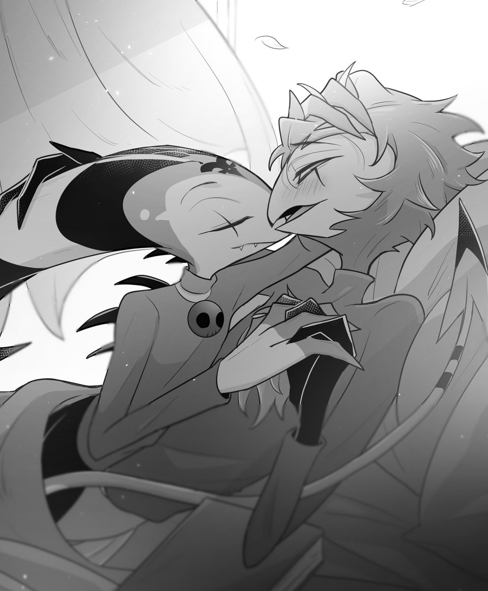 「僕は長く長く…君を想うのだろう…」

#HelluvaBossFanart #Stolitz