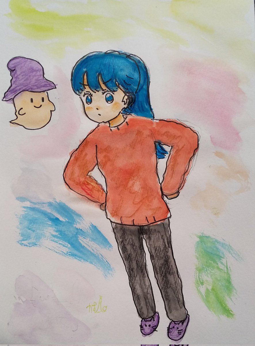 また寒くなるってよ💦 #可愛いイラスト #アナログイラスト #冬の