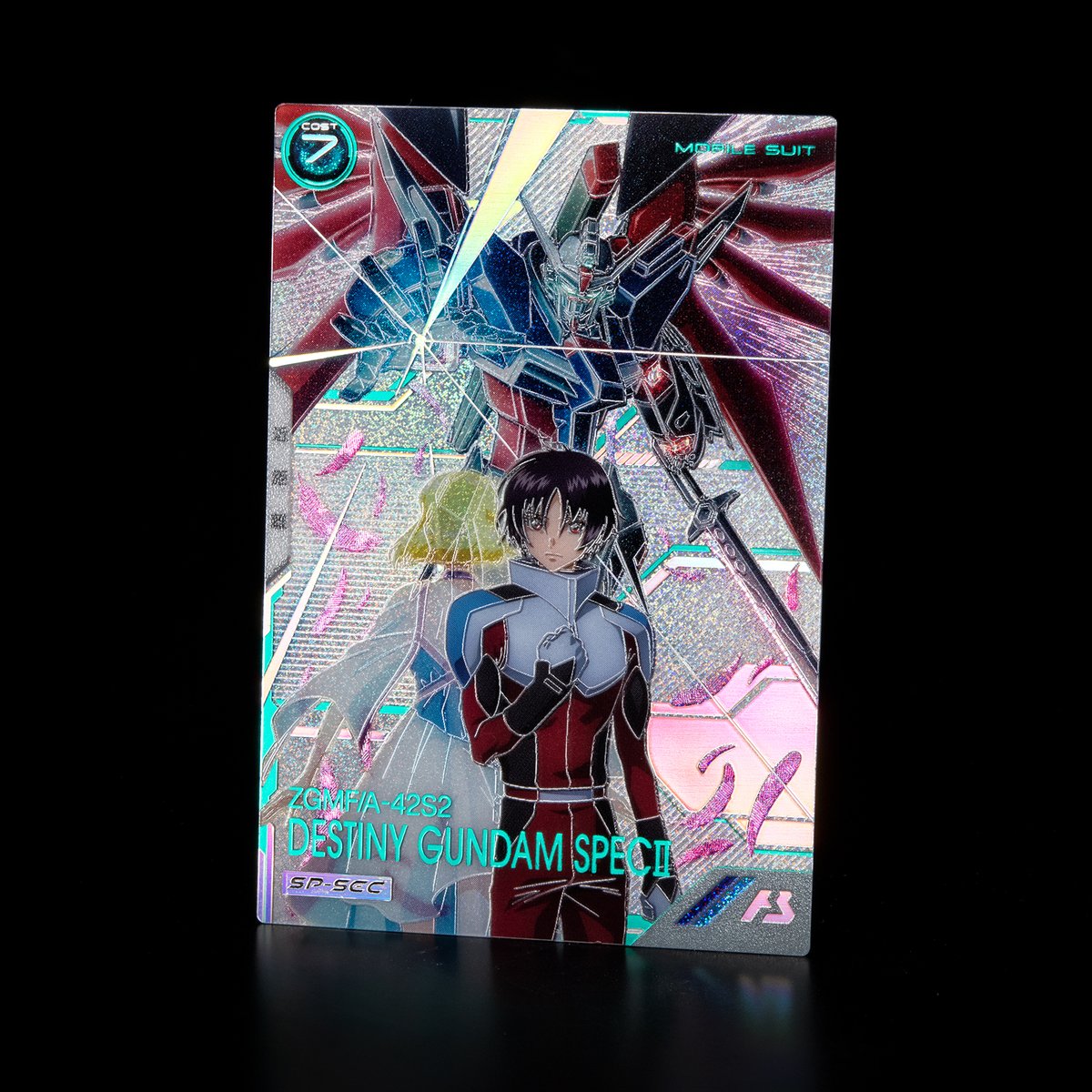 2/26(木)より稼働開始の
#アーセナルベース WAVECHOES SEASON:01
本弾収録のSP-SECカード
◤デスティニーガンダムSpecⅡ◢
の実写画像を公開📷✨
#SEEDFREEDOM