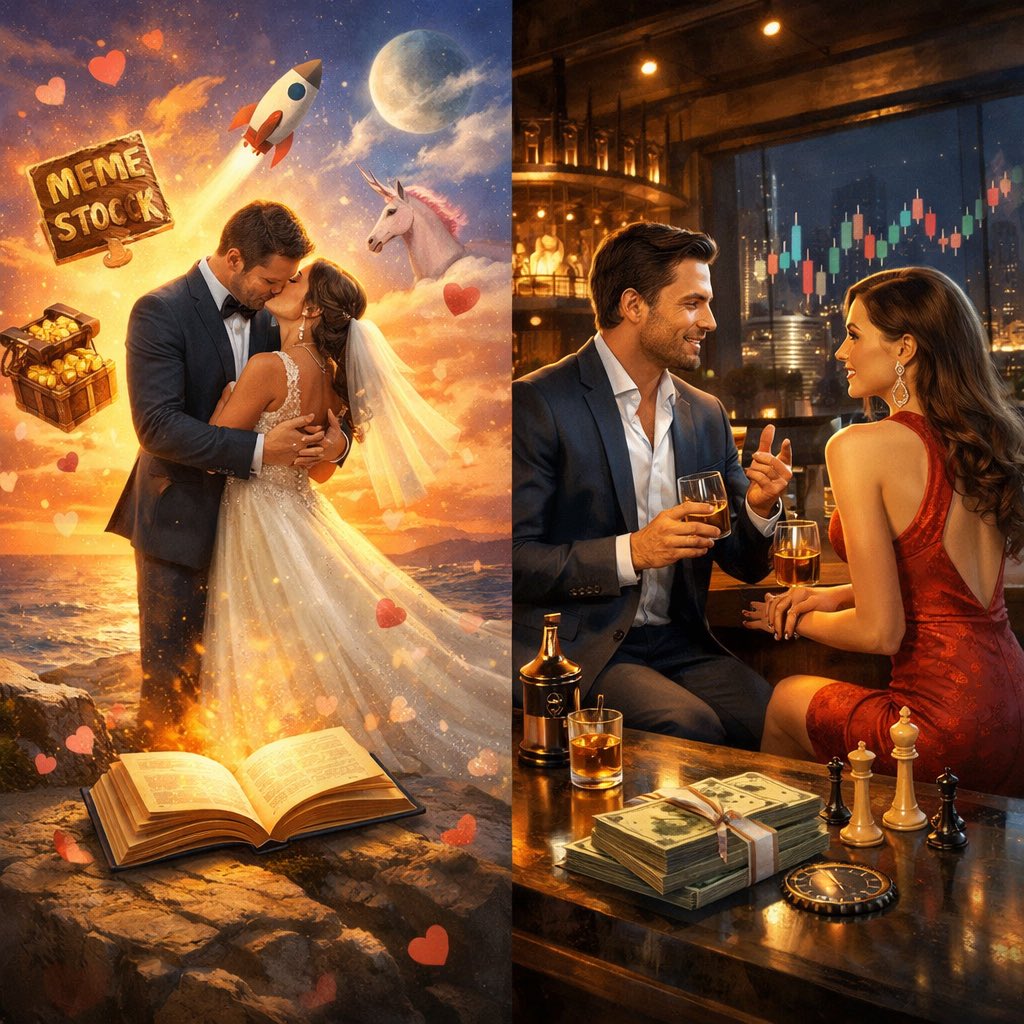 The difference between retail and smart money?

Retail marries stories.
Smart money dates them.

$UNITY $GME

<a href="/TheRoaringKitty/">Roaring Kitty</a> <a href="/BarkingPuppy8/">TheRealBarkingPuppy</a>