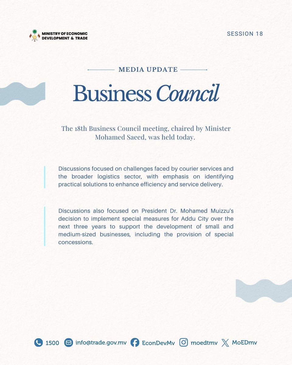 Ministry of Economic Development and Trade tweet media