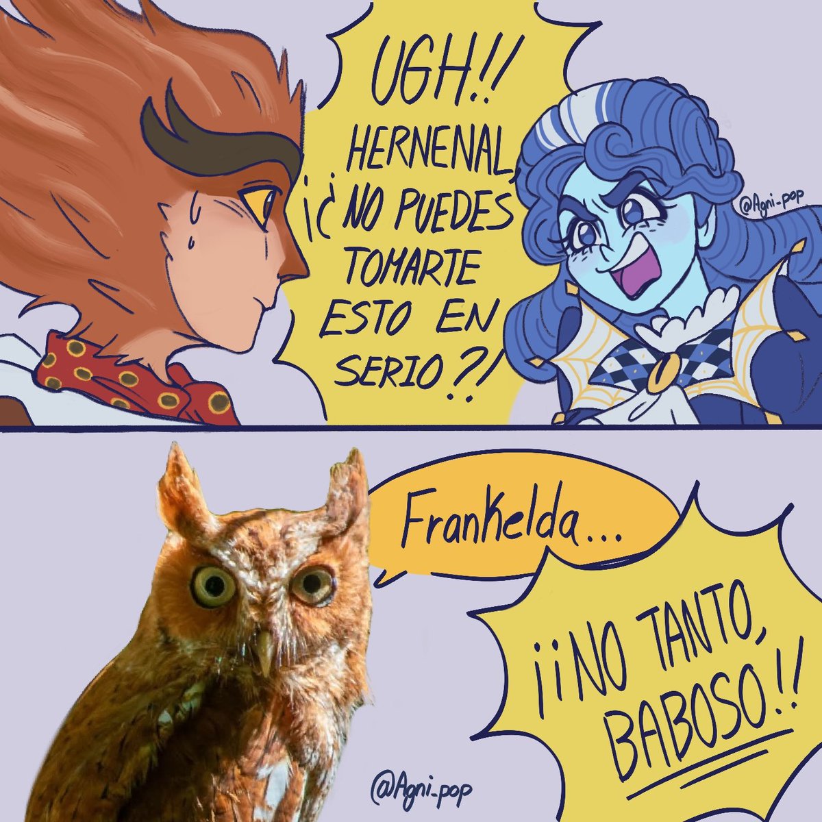 agni_pop's tweet photo. Tecolote pendejo...🗣️

Btw, por qué creen que mi franki lo anda regañando? ヾ⁠(⁠˙⁠❥⁠˙⁠)⁠ﾉ

#Frankelda #SoyFrankelda #Herneval
#Sustosocultosdefrankelda https://t.co/qWgiLcFR2J