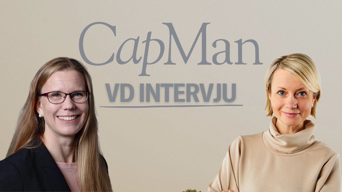 InderesNordic's tweet photo. VD-intervju med #CapMan's Pia Kåll! 2025 sammanfattas och fokusområden under 2026 diskuteras. Kolla in 🎥! $CAPMAN
https://t.co/ywGFv4Gbar https://t.co/JPYNieCc7T