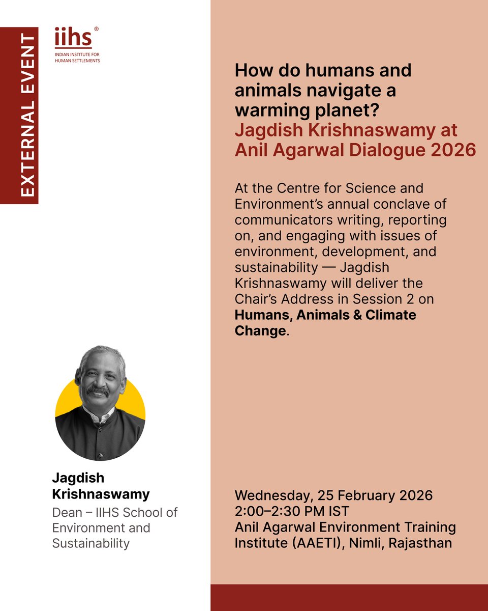 Indian Institute for Human Settlements tweet media