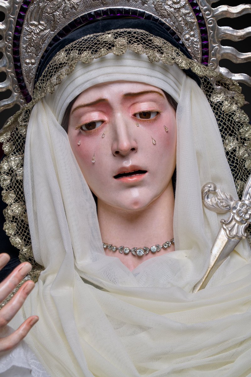 TITULARES | Santa María de la Encarnación Dolorosa luce vestida para el tiempo de Cuaresma y Semana Santa.

📷 <a href="/xiscopol05/">Xisco Pol González</a>