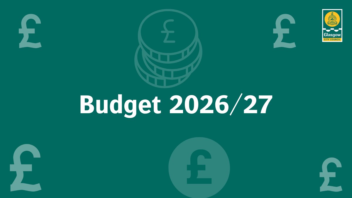 Today (24 February), the Council will set its budget for 2026/2027 and you can watch the parties make their proposals LIVE from 11am 👇

glasgow.public-i.tv/core/portal/we…