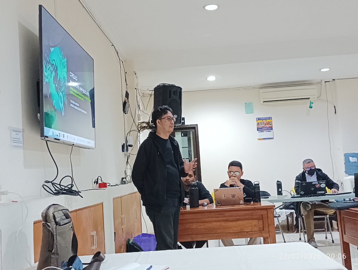 Photo Group <a href="/CreaoAI/">Creao AI</a> Workshop x Student. Presentation/Workshop <a href="/MadebyVK/">MadebyVK</a> <a href="/jemmyrorong/">Jemmyrorong</a> #AgenticAI #CreaoIndonesia <a href="/anorth_chen/">0xNorth</a>