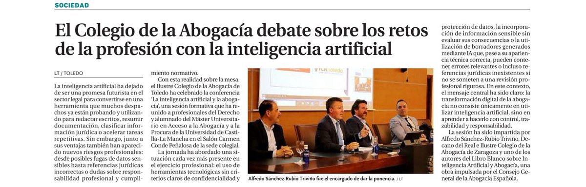 Ilustre Colegio de la Abogacía de Toledo tweet media
