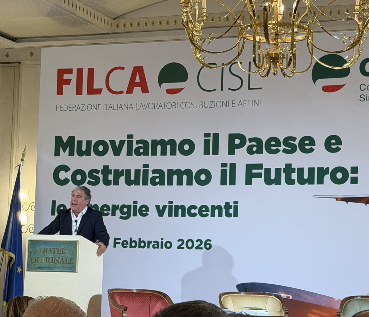 Filca Cisl Lazio tweet media