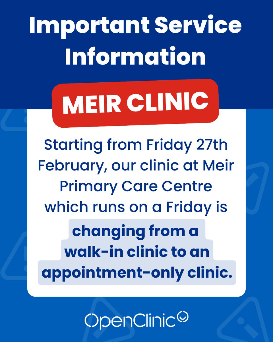 Open Clinic NHS tweet media
