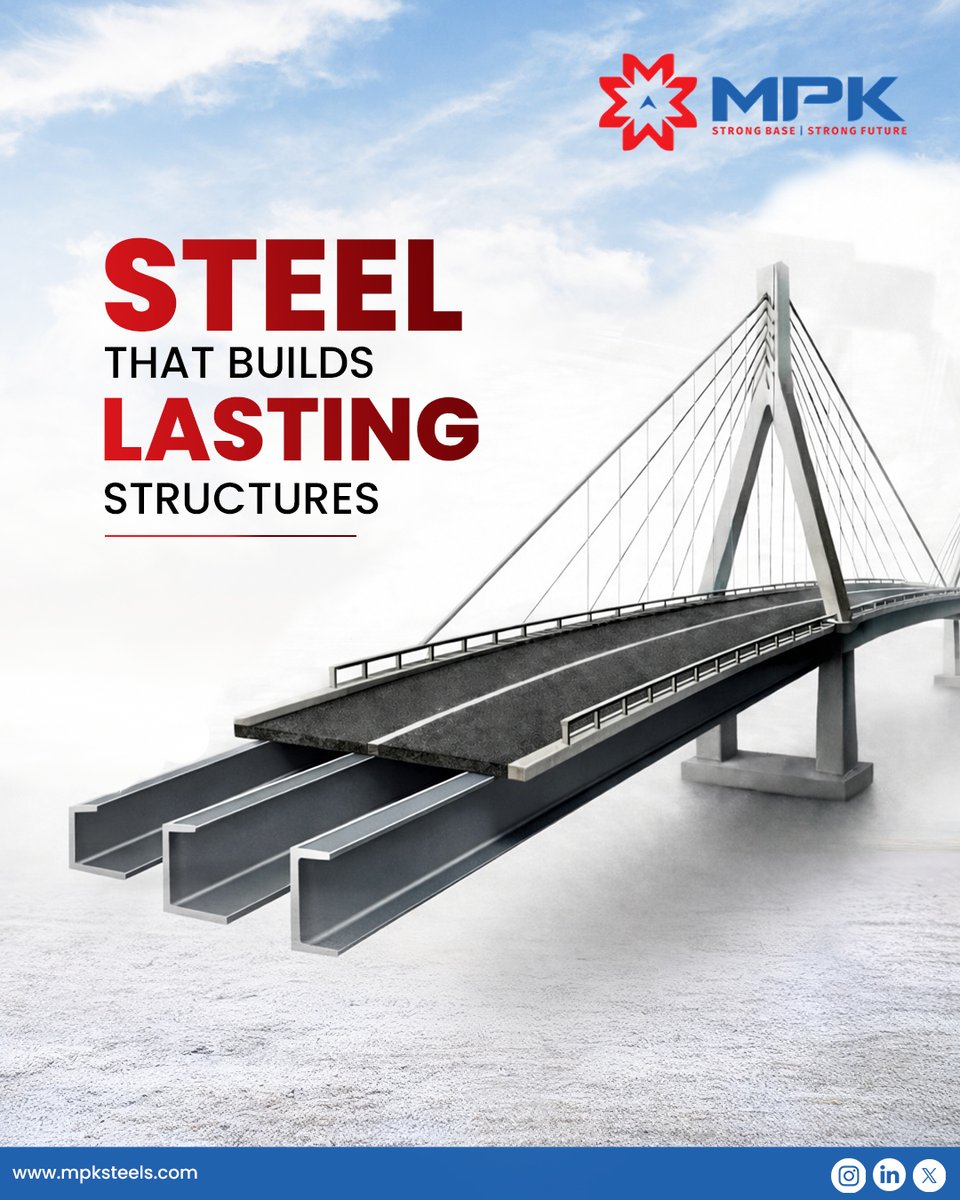 Mpksteels's tweet image. Ever wondered what makes iconic structures last for decades?

It starts with materials built for strength, consistency, and real-world performance. 

A strong foundation ensures reliability, resilience, and a future-ready structure.

#BuiltForStrength #mpksteels