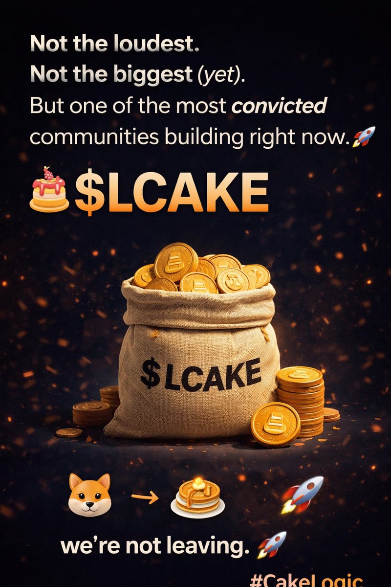 AlausaDami38458's tweet photo. Most people wait for confirmation.
Smart ones position before it.
$LCAKE isn’t loud.
It’s consistent.
Strong base.
Committed holders.
Clear direction.
When attention rotates,
structure wins.
Are you early or watching again? 🍰📈🔥
#LCAKE #CAKELOGIC https://t.co/1LQZomykJT