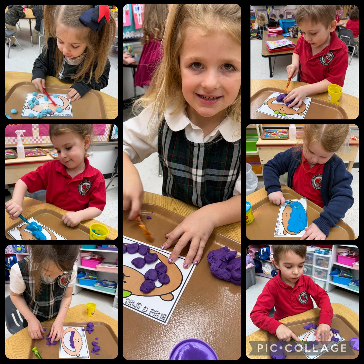 SSRCStrong's tweet photo. PK is having fun learning how to keep our smiles bright! Getting hands-on by using Play-Doh to build and brush their own pretend teeth, practicing healthy habits in a creative way. We also strengthened our math skills with “cavity” number identification! https://t.co/ZCo2nl3jcW