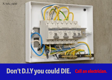 Today’s poster to advertise #electricians #oneminutebriefs <a href="/OneMinuteBriefs/">One Minute Briefs ⏱️</a> #ombles