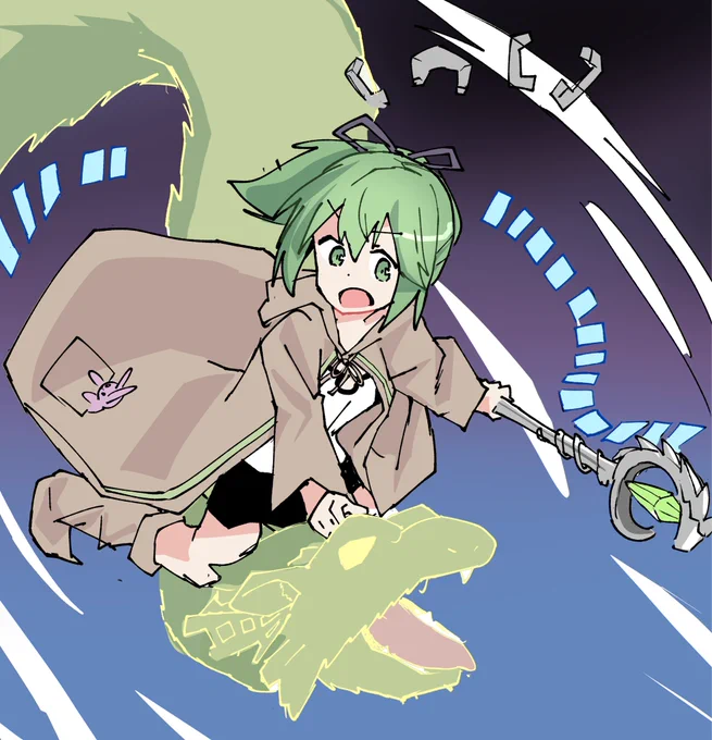 憑依共鳴-ウィン #2月24日は霊使いの日 当日らくがき失礼します でも間に合った!