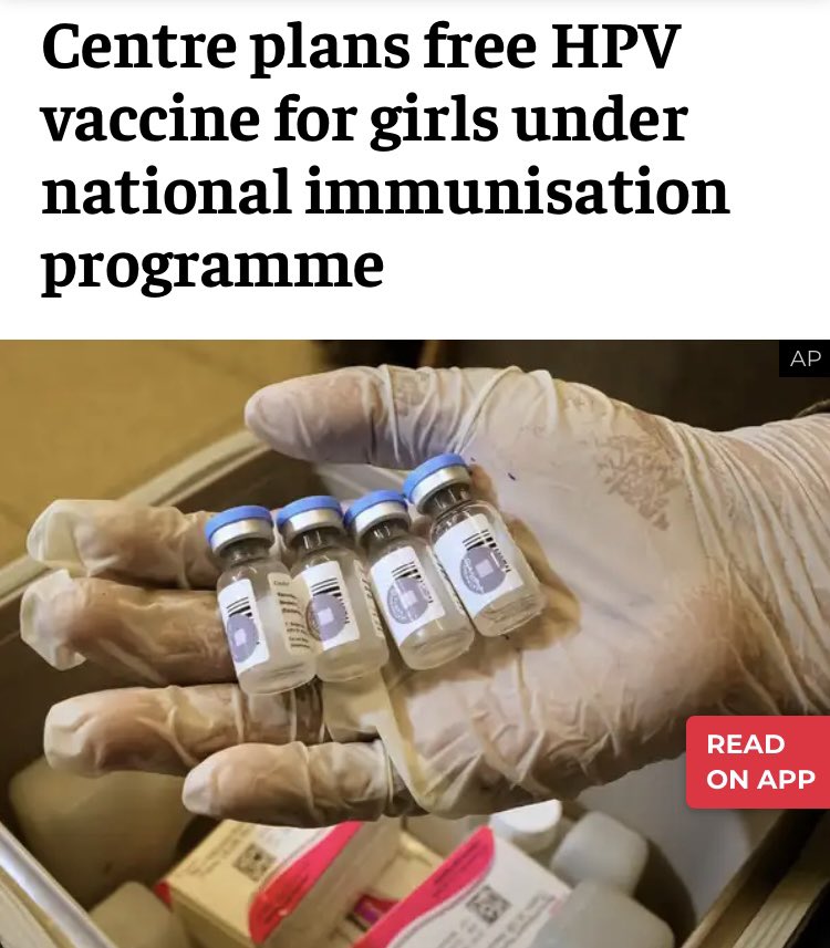 Under the National Immunisation Program, the govt is set to launch the same vaccine Gardasil that destroyed the lives of so many young girls not too long ago.

DISASTROUS ‼️

m.economictimes.com/industry/healt…