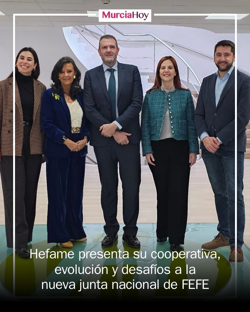 📊💊 ¡Hefame en acción! El presidente Enrique Ayuso se reunió con la presidenta de FEFE, Ana Oliver, para abordar la evolución y desafíos del sector farmacéutico. Un paso clave hacia el desarrollo cooperativo y el fortalecimiento de relaciones.... mrf.lu/hbXm