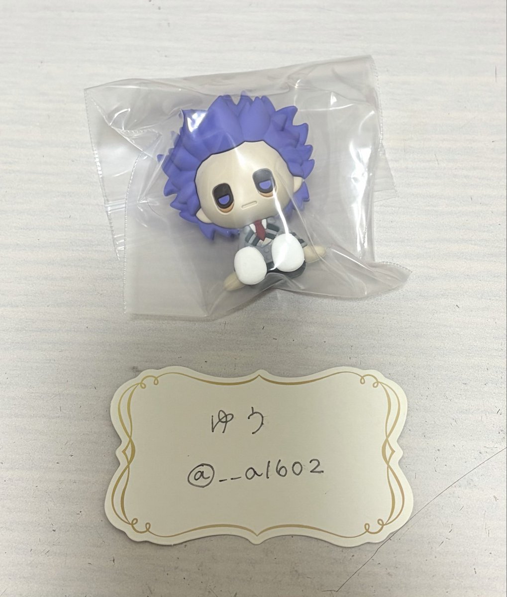 __a1602's tweet photo. @hts71 初めまして、こんばんは。
検索からのお声かけ失礼いたします。
当方心操くん1点所持しております。天喰くんとの交換は可能でしょうか？
ご検討いただけますと幸いです。よろしくお願いいたします。さんいーたー https://t.co/f9MKzZuk86