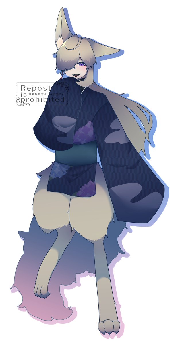 JellyFish_Kibi's tweet photo. そしてこれはちまちま描いてたOC達の立ち絵～
ケモは...いいぞ.... https://t.co/M7Jv42VN3G