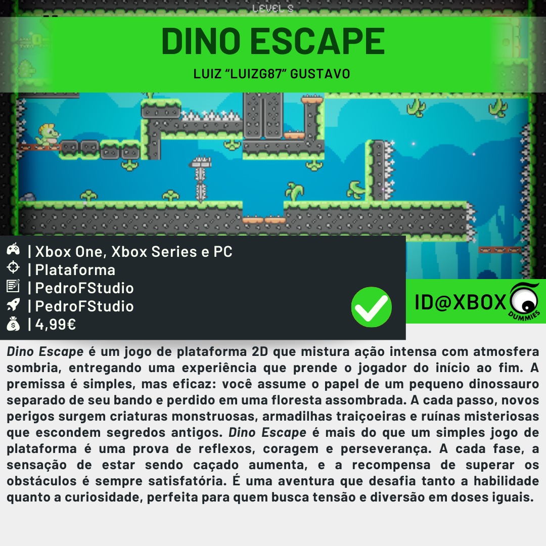 dummies_pt's tweet photo. ID@Xbox Review
Trailer: https://t.co/dU8m2OjaWX
Site: https://t.co/hFE0e7hDDK
Loja: https://t.co/lmqCFUjRwb
#pedrofstudio @Xbox @xbox_pt @ID_Xbox https://t.co/pIj3RIFgIh