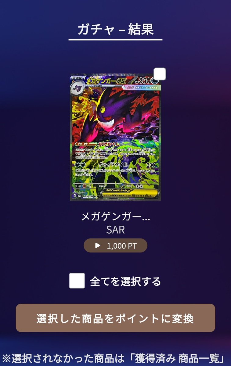 チャレンジ成功しました！