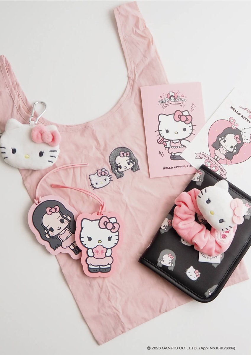 ⚠️コラボ商品📣🆕／ BLACKPINKのジス×ハローキティのコラボアイテム