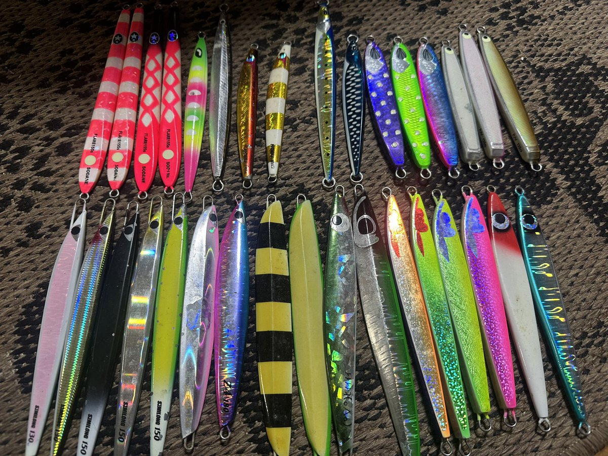 simamamamamama's tweet image. 信頼と実績はCBONE、tailwalk、タナカクラフト、ホテクラフト、サミーズ
こんな持ち込んでも4.5本しか使わないのにねw

#tailwalk #タナカクラフト #ホテクラフト
#CBONE #サミーズ