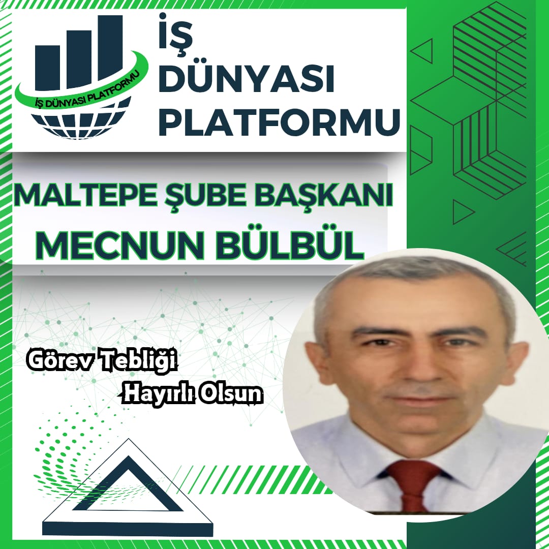 İş Dünyası Platformu Genel Başkanımız Sayın Fuat Bodur ve İstanbul Anadolu Yakası Bölge Başkanımız Sayın Hesna Ekşi’nin teşrifleriyle; Maltepe Şube Başkanlığı görevine layık görülen Sayın Mecnun Bülbül’e görev tebliği gerçekleştirilmiştir.

Hayırlı olmasını temenni ediyoruz.