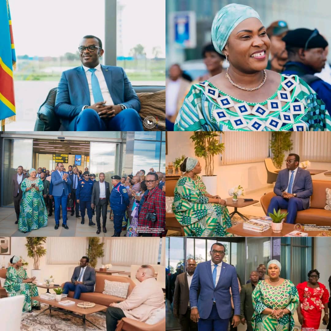 LUALABA#

Le Vice-Premier Ministre en charge de la Fonction publique, Jean-Pierre Lihau,a effectué une mission officielle à Kolwezi où il a été accueilli à l’aéroport par le Vice-Gouverneur. 
 Il a ensuite été reçu à la nouvelle aérogare moderne par la Gouv Fifi Masuka Saini.