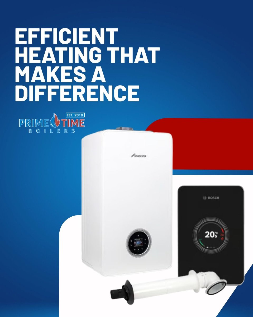 PrimeTimeBoiler's tweet image. Modern boilers use smarter energy management to deliver powerful warmth with less waste.
.
#EnergyEfficient