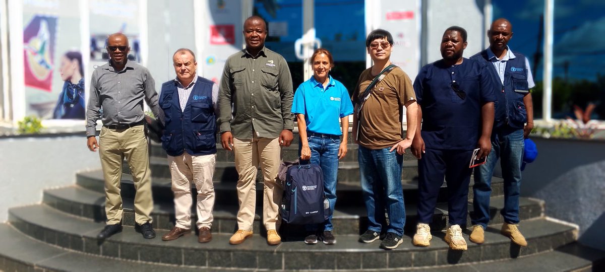 FAOMozambique's tweet photo. 🇲🇿📍@FAO team is in Nampula to monitor activities under the 🇯🇵#Japan-funded project.
They met with the Provincial Director of #DPAP & the implementing partner #ADM to review progress on cooperatives, farmer associations and agroforestry🌱
#FAO #Japan #GoM🇲🇿 https://t.co/QYSU3qK4Zp