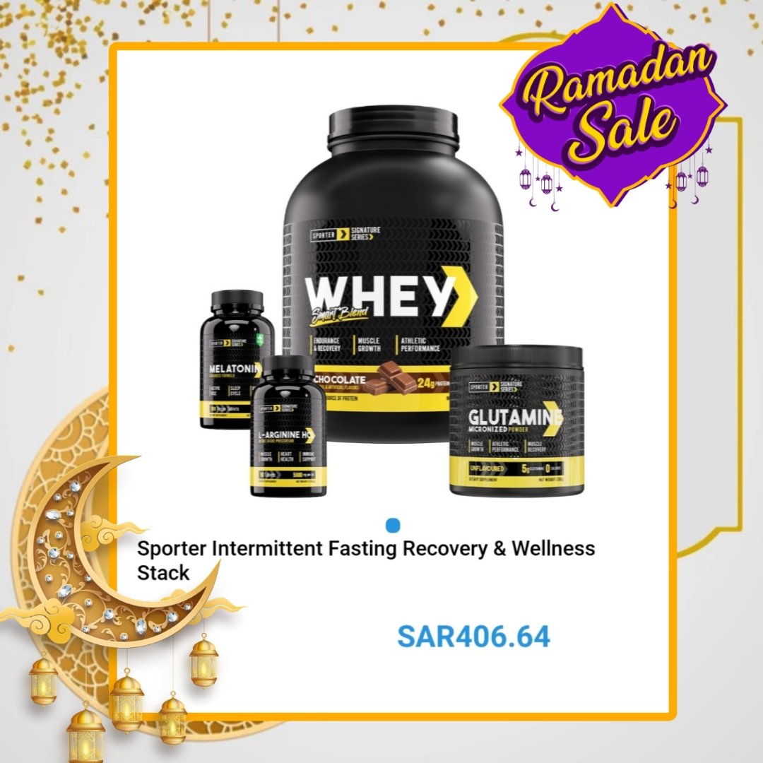 jrebz_trendshop's tweet image. Power your fast the smart way ⚡
Recover faster, stay energized &amp;amp; support overall wellness with the Intermittent Fasting Recovery &amp;amp; Wellness Stack 
Use code SPR-JURE10 on @Sportercom

sporter.com/en-sa/sporter-…

#IntermittentFasting #FastingSupport #WellnessStack #RecoveryNutrition