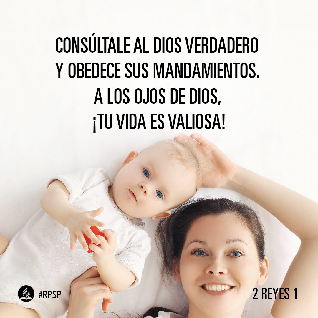 Consult the true God and obey His commandments. In God's eyes, your life is precious! - 2 Kin 1

Consulte o verdadeiro Deus e obedeça aos Seus mandamentos. Aos olhos de Deus, sua vida é preciosa! - 2 Rei 1

#GodFirst #PrimeroDios #PrimeiroDeus #RpSp #RbHw