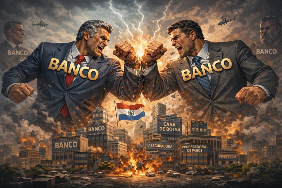 acostasamu's tweet image. #Opinión:  el sistema financiero de #PY 🇵🇾 avanza hacia un modelo entidades más grandes, que generen un ecosistema (casa de bolsa, Fintech, procesadoras, seguros) y absorban a entidades más pequeñas. A futuro, veremos un sistema con menos empresas pero de verdaderos titanes