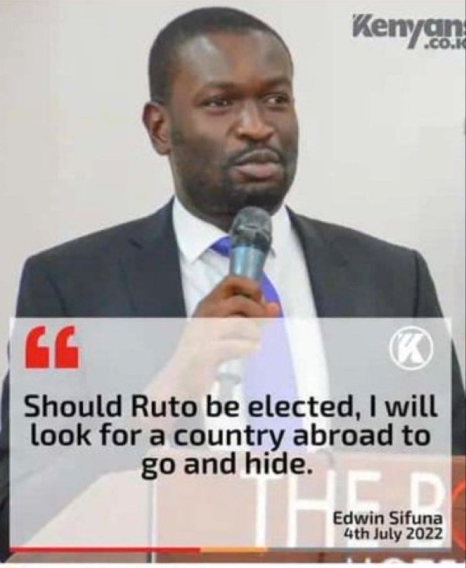 Sifuna ameishi kuwa wa wantam from day one.😂😂