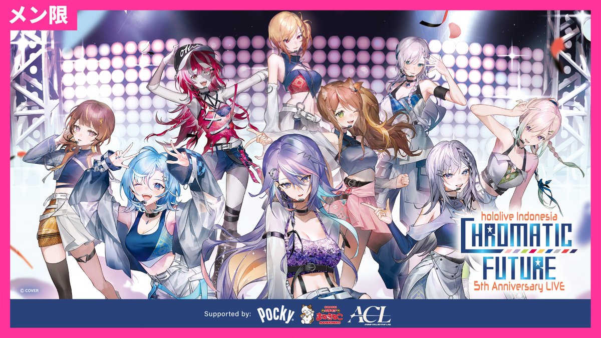 📢 Info Membership Terbaru! 📢
Video eksklusif member “Deluxe Plan” di channel YouTube resmi #hololive kini tersedia! 📺✨

「Chromatic Future」dari hololive Indonesia kini hadir di Youtube!✨
Saksikan penampilan LIVE offline lokal pertama dari #hololiveIndonesia!

🔽 Video