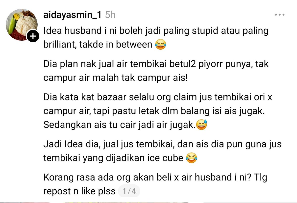 mynewshub's tweet photo. Inilah air tembikai paling pure kat dunia rasanya.....idea yang sangat bijak.... https://t.co/ackU30y9xN