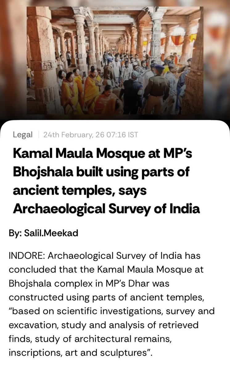 Another feat by Son and Father Duo Vishnu Shankar Jain and Shri Hari Shankar Jain 

Thank you <a href="/Vishnu_Jain1/">Vishnu Shankar Jain</a> <a href="/adv_hsjain/">Hari Shankar Jain</a> 

Bharat will always be in dept to your amazing work for Hindu Cause!