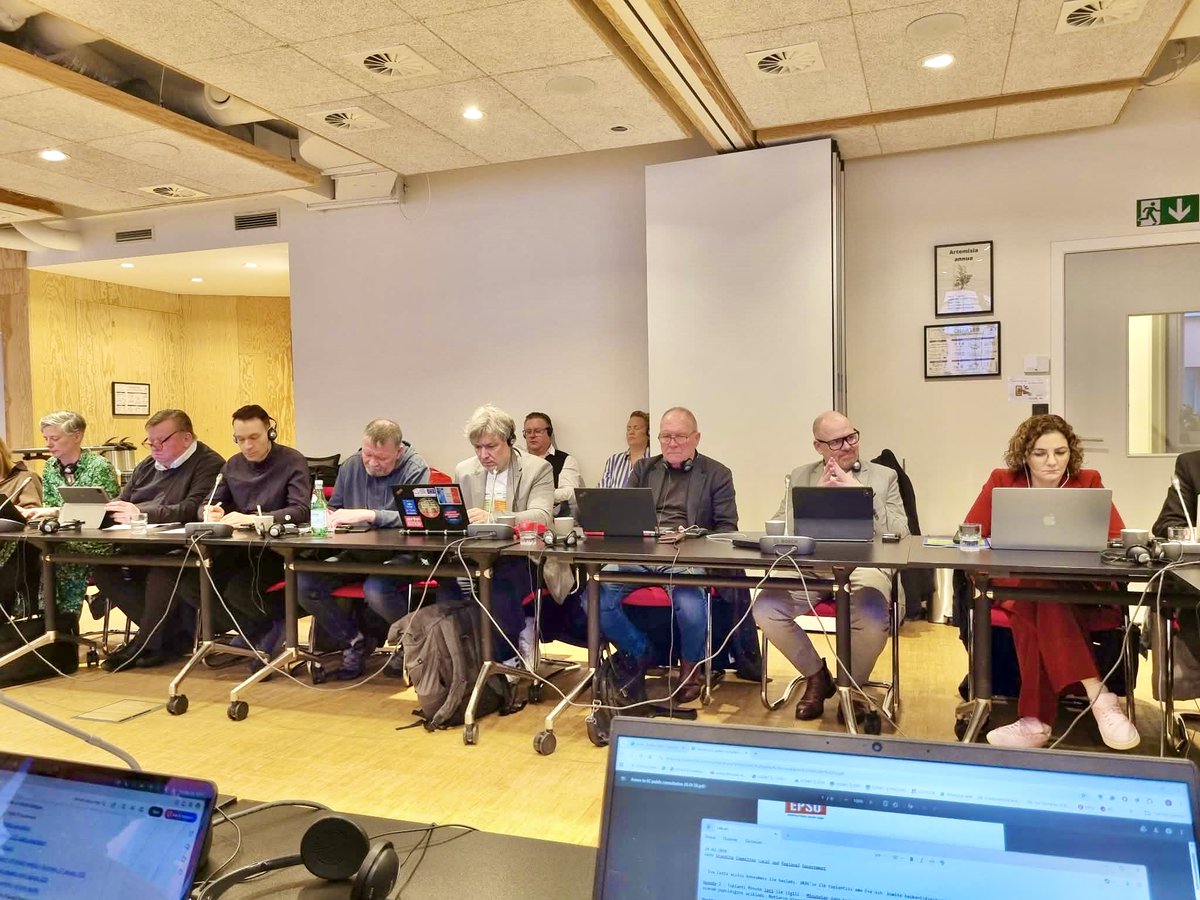 igityan's tweet photo. The @EPSUnions’s 66th LRG Standing committee meeting today is discussing the EU public procurement regulations, the social dialogue matter and cooperation with CEMR, the proposed Pan-European LRG conference and other sectoral updates. https://t.co/YoFIdiogUE