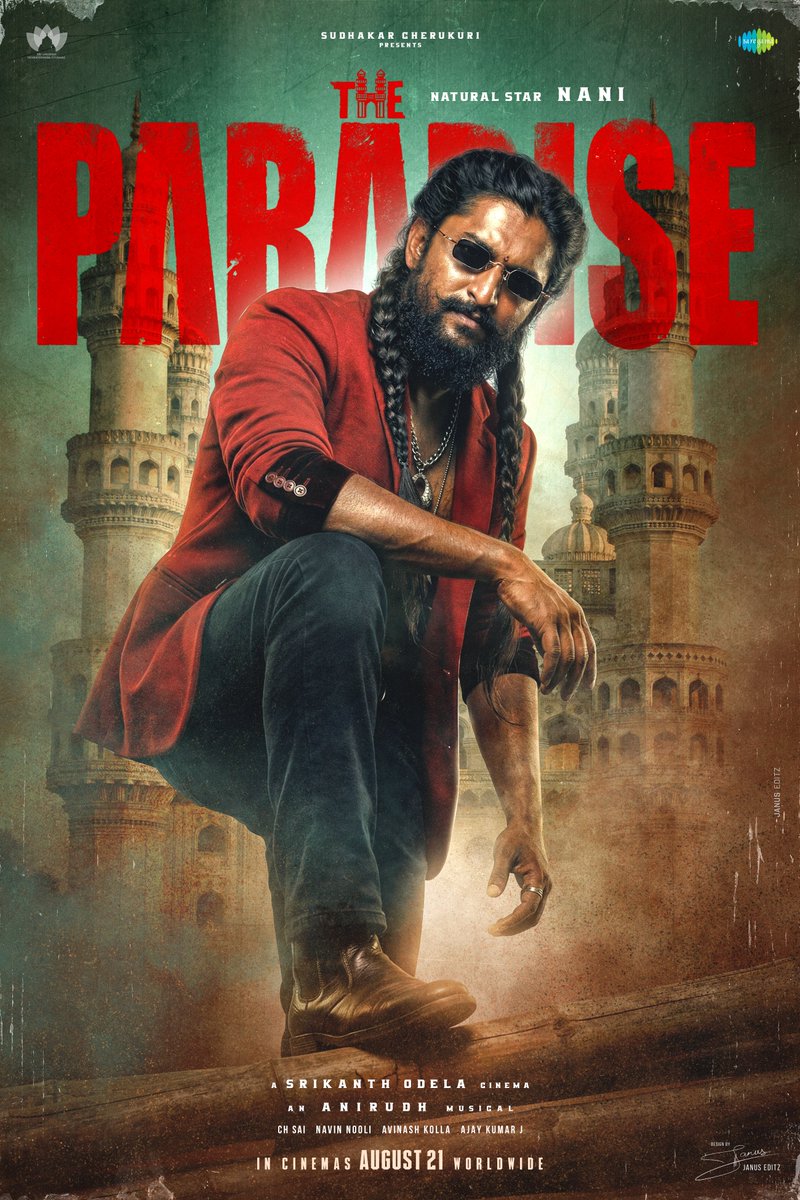 #Theparadise 🔥🔥 | #HappyBirthdayNani💚

<a href="/NameisNani/">Nani</a> <a href="/SLVCinemasOffl/">SLV Cinemas</a> <a href="/kabilanchelliah/">Sivam C Kabilan</a> <a href="/Dop_Sai/">Ch.Sai</a> <a href="/anirudhofficial/">Anirudh Ravichander</a>

#Nani #srikanthodela #AayaSher