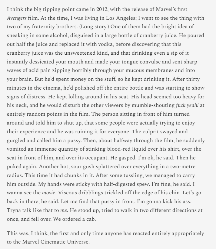 Nejlepší dva odstavce o Avengers, které kdy vznikly.
