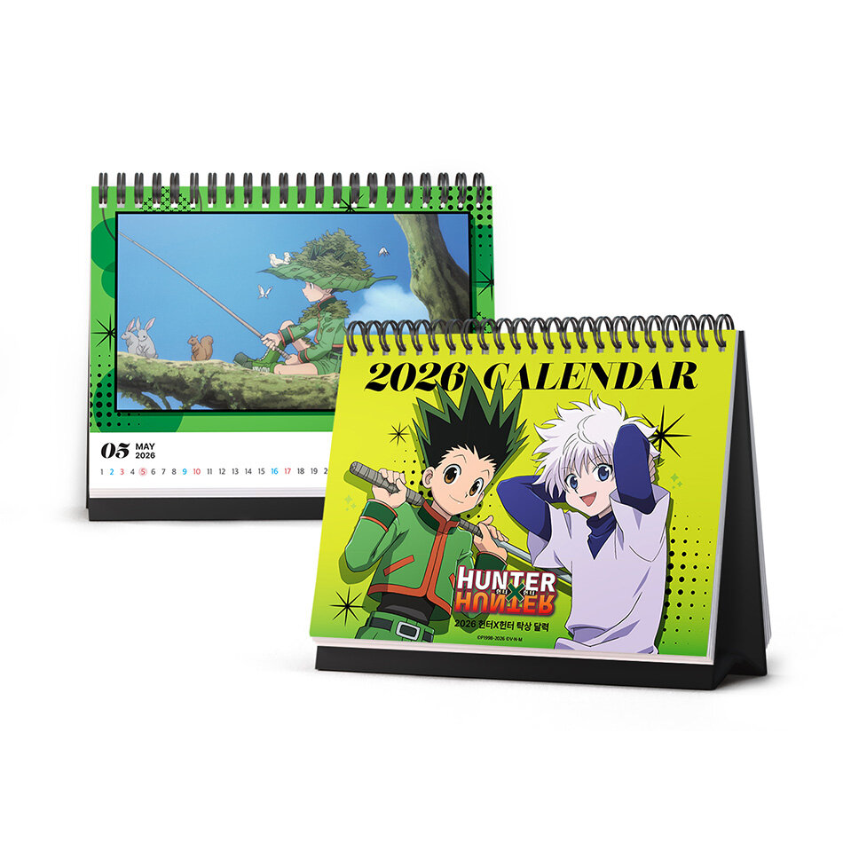 ╭━ 🎯𝙃𝙐𝙉𝙏𝙀𝙍×𝙃𝙐𝙉𝙏𝙀𝙍🎯 ━╮ 韓国版🇰🇷 卓上カレンダー